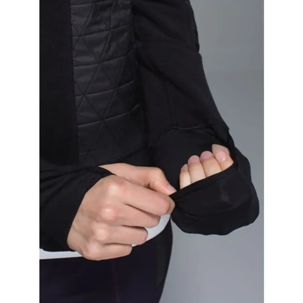 Lululemon Fleecy Keen Jacket Black Size 4‎